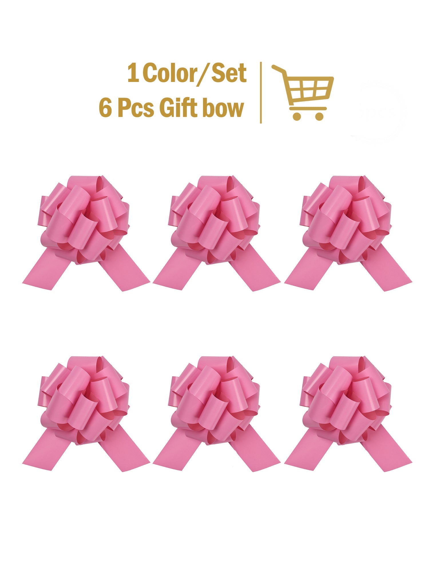 5" Pull Bow Bundle - 6 Pieces