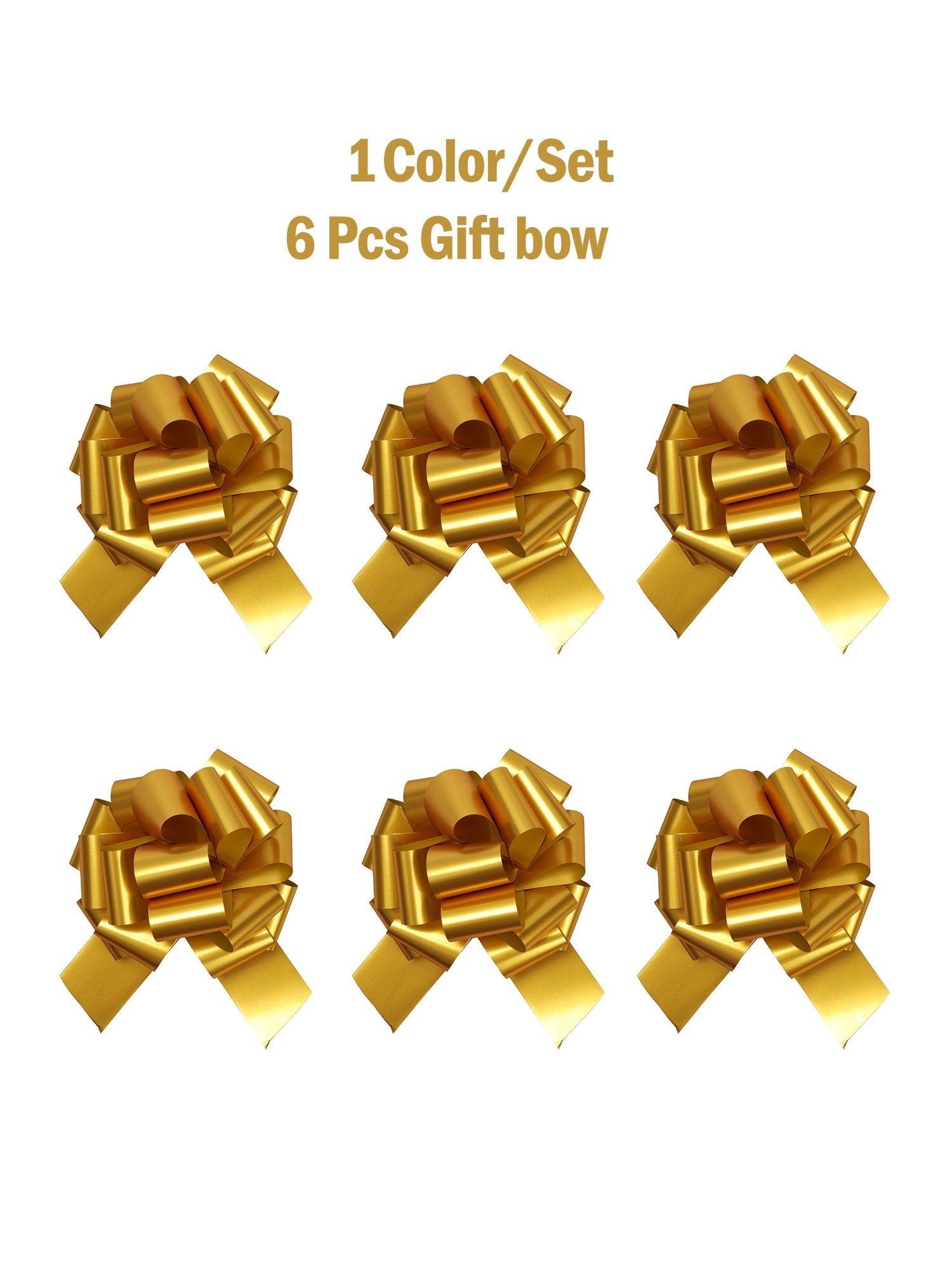 5" Pull Bow Bundle - 6 Pieces