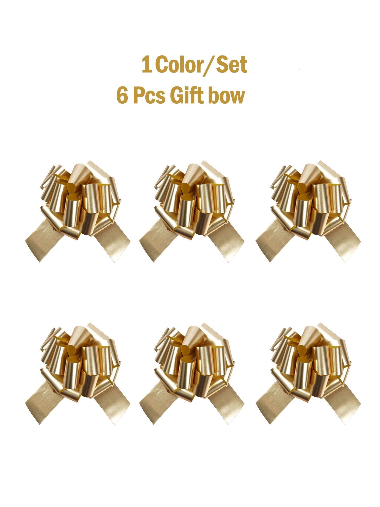5" Pull Bow Bundle - 6 Pieces
