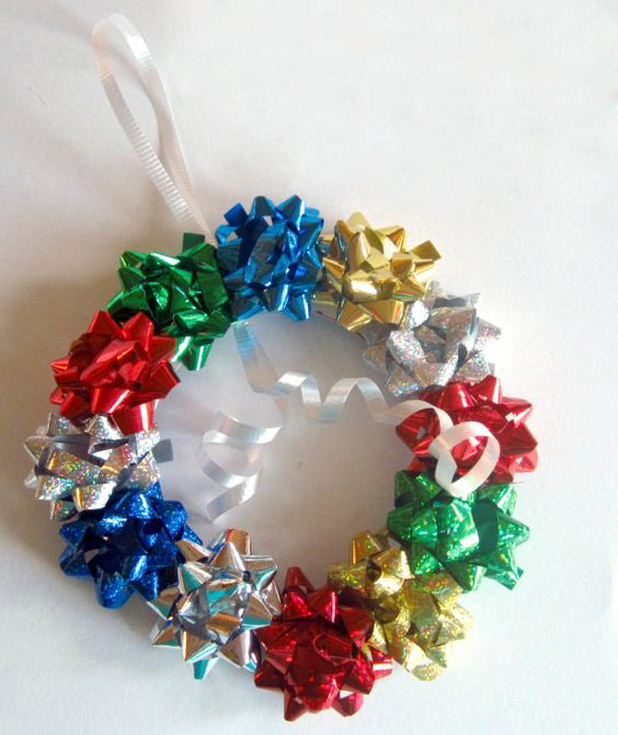 2" Christmas Star Gift Bow Bundle - Silver/Gold Matte -  54 pcs