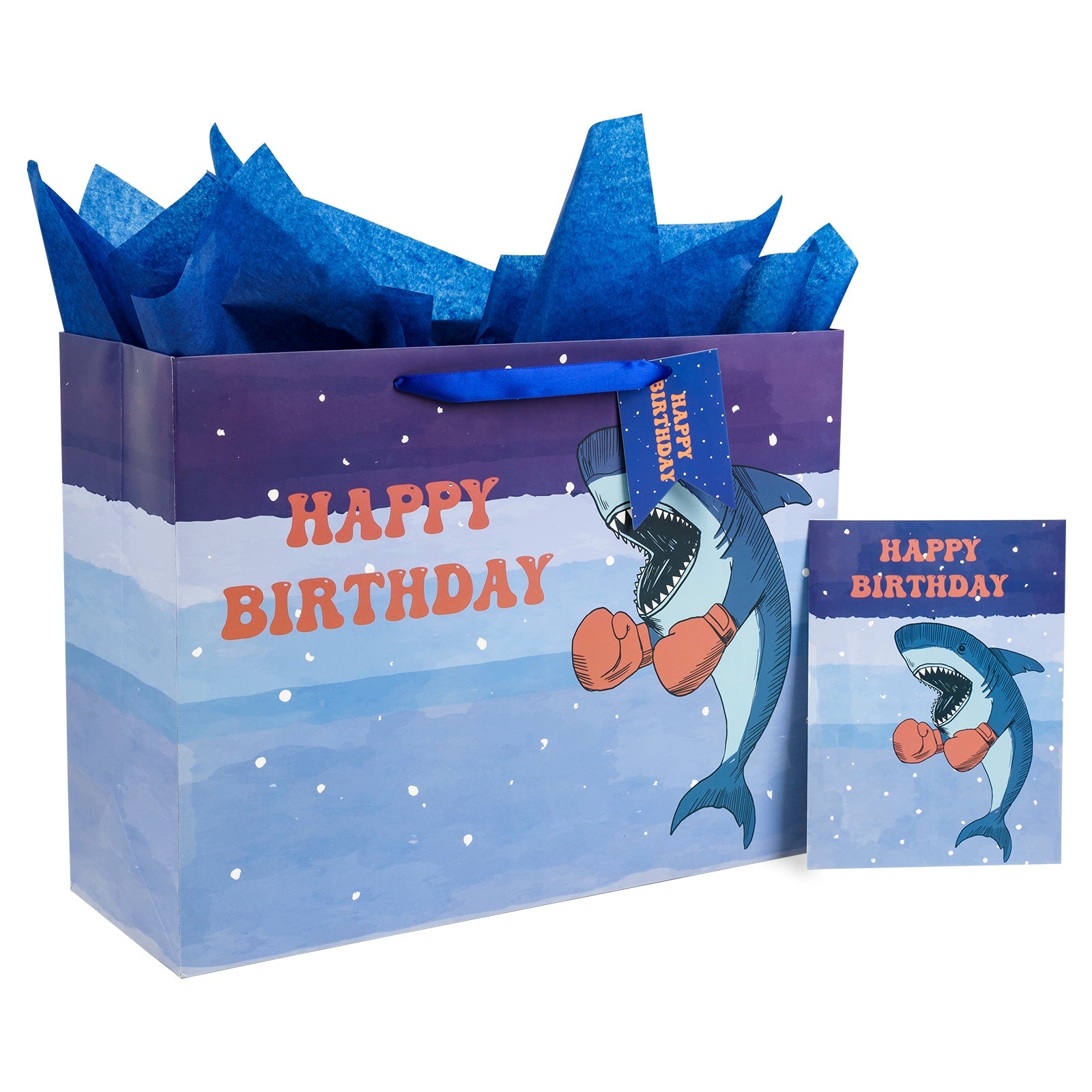 Happy Birthday Gift Bag with Card, Large