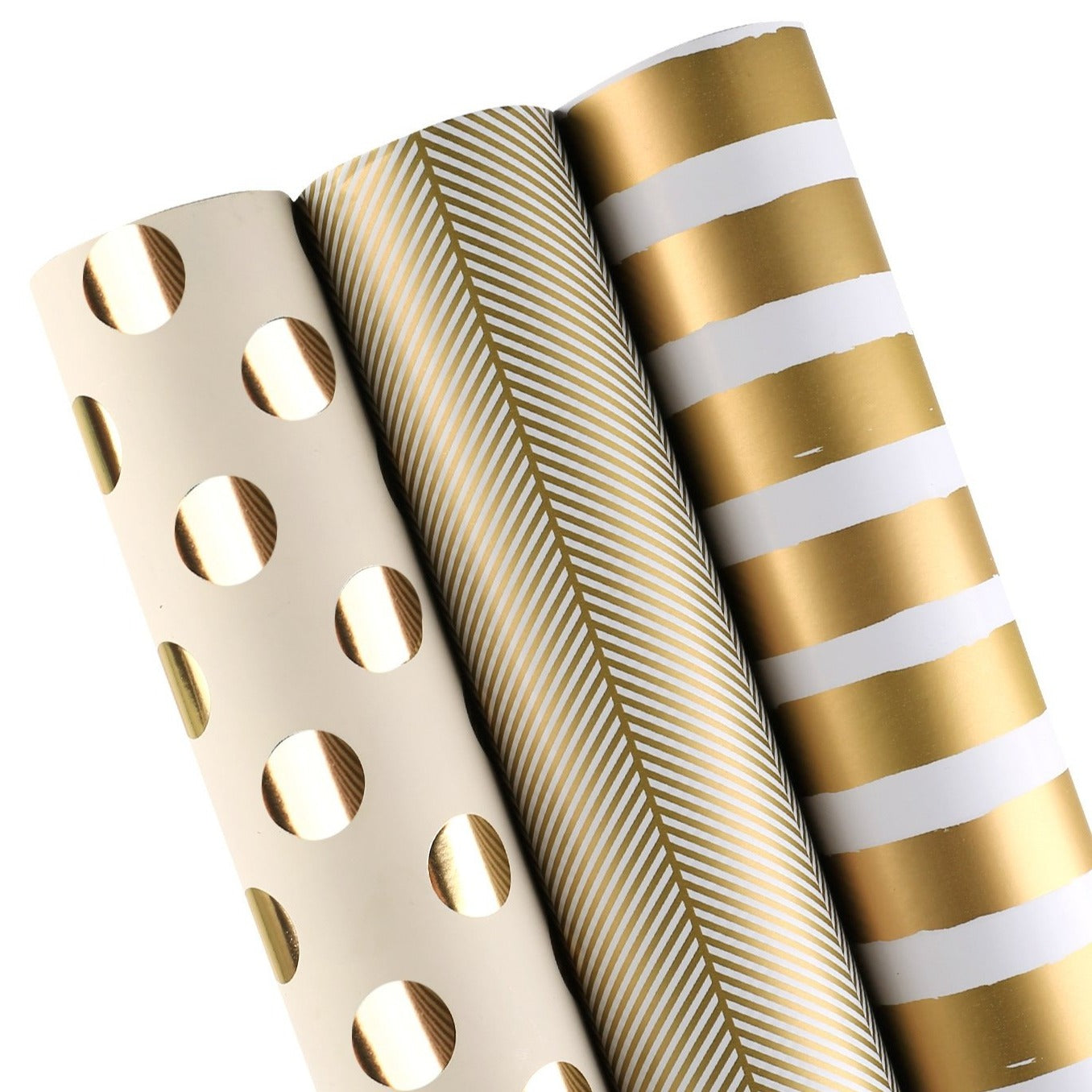 Wrapping Paper Roll ~ Lou, White and Blue Stripe Gift Wrap 30
