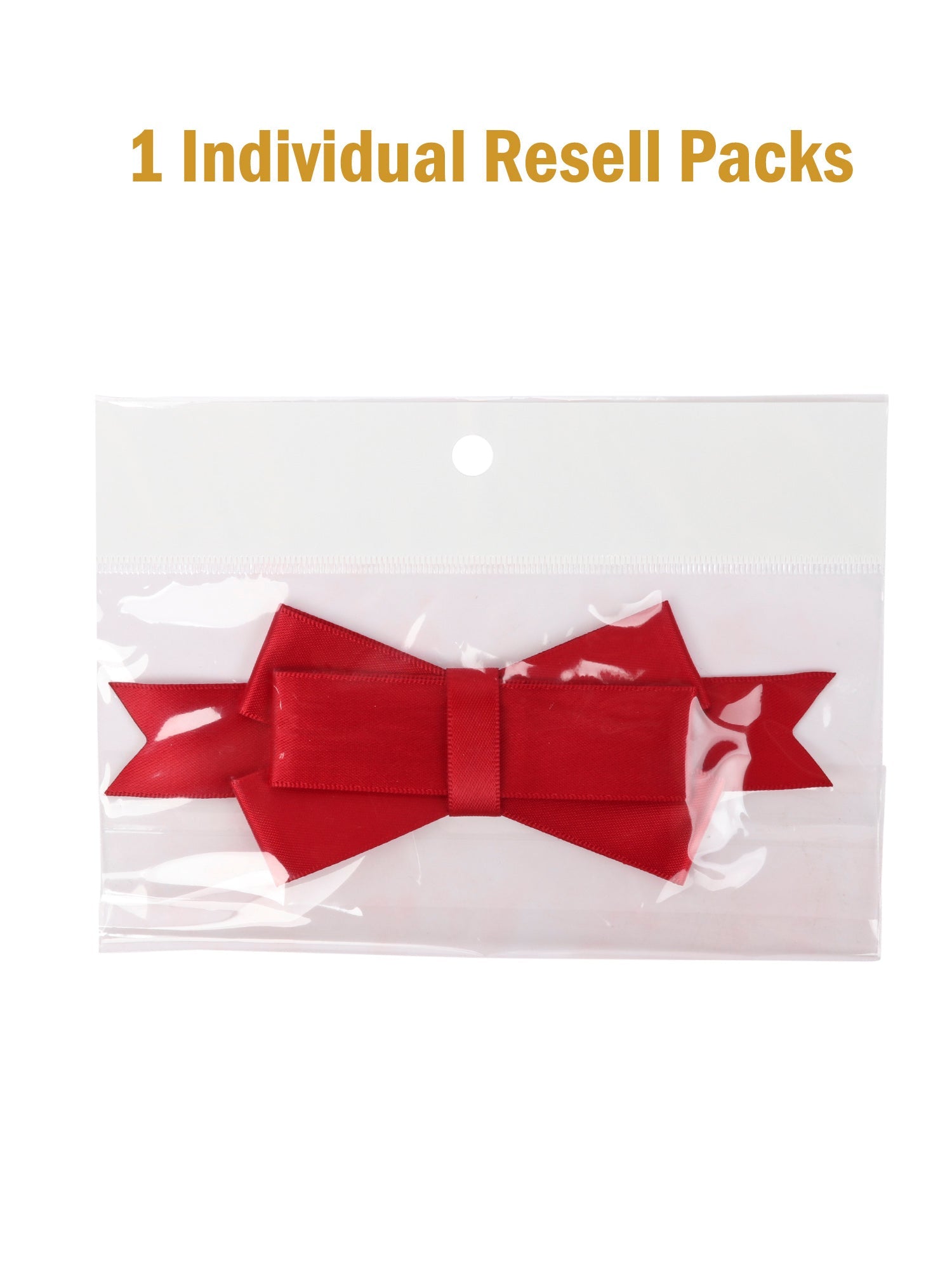 12pcs Red Satin Ribbons Gift Wrapping Supplies Gift Bow Bundle