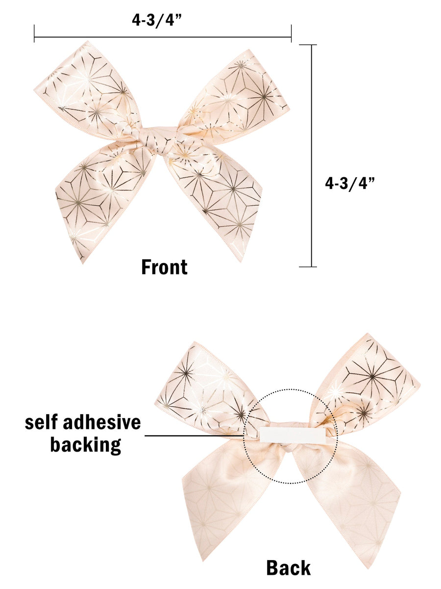 24pcs Gifts Wrapping Collection Gift Bows Bells Gift Box Topper with G ...