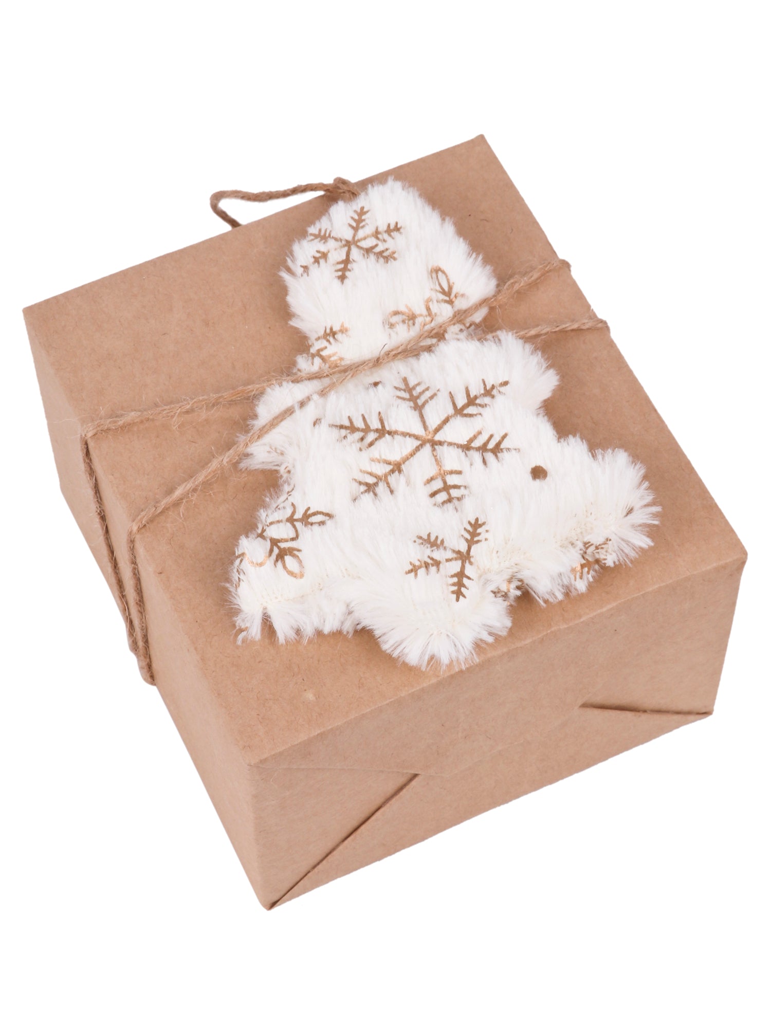 6pcs Christmas Tree Ornaments Gift Tags - Heart Stars