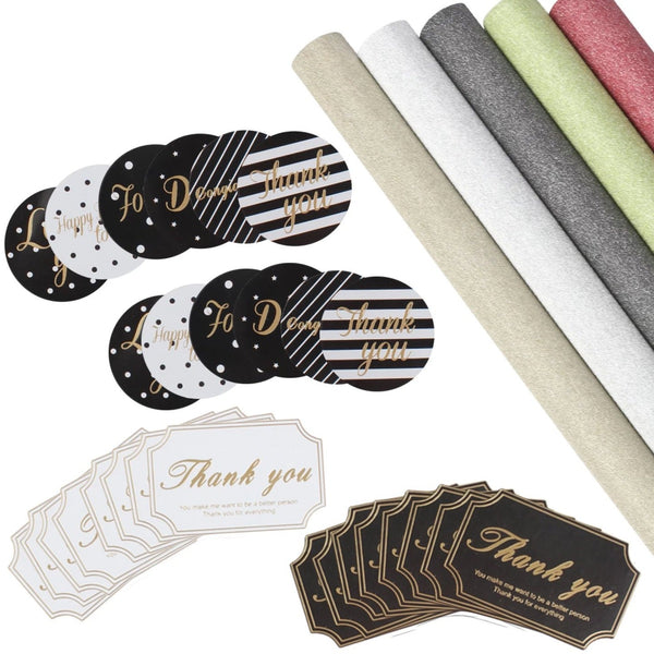 LaRibbons "Metallic Glitter" Gift Wrap Bundle