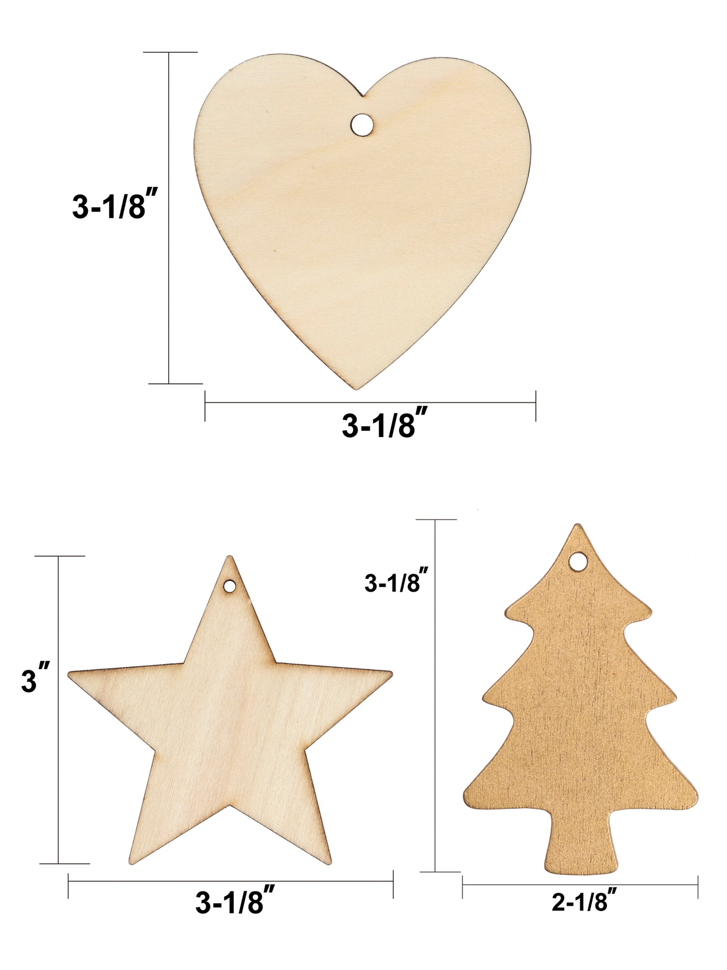 27Pcs Wooden Gift Tags with Holes and 100ft Jute Twine for Gifts Wrapping
